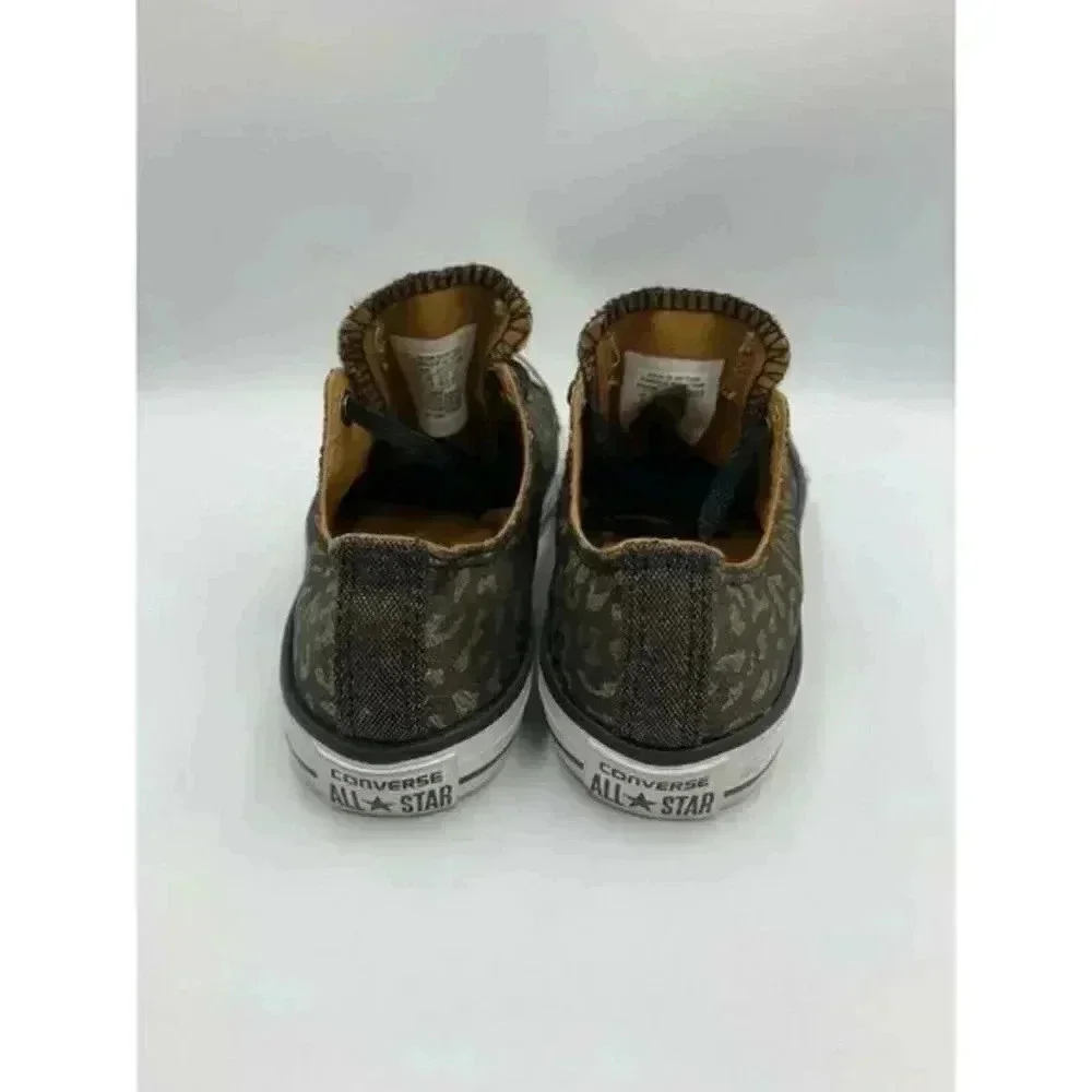 Rare CONVERSE CT OX All‎ Star Black Metallic Bling Sneakers 640469F Youth 2